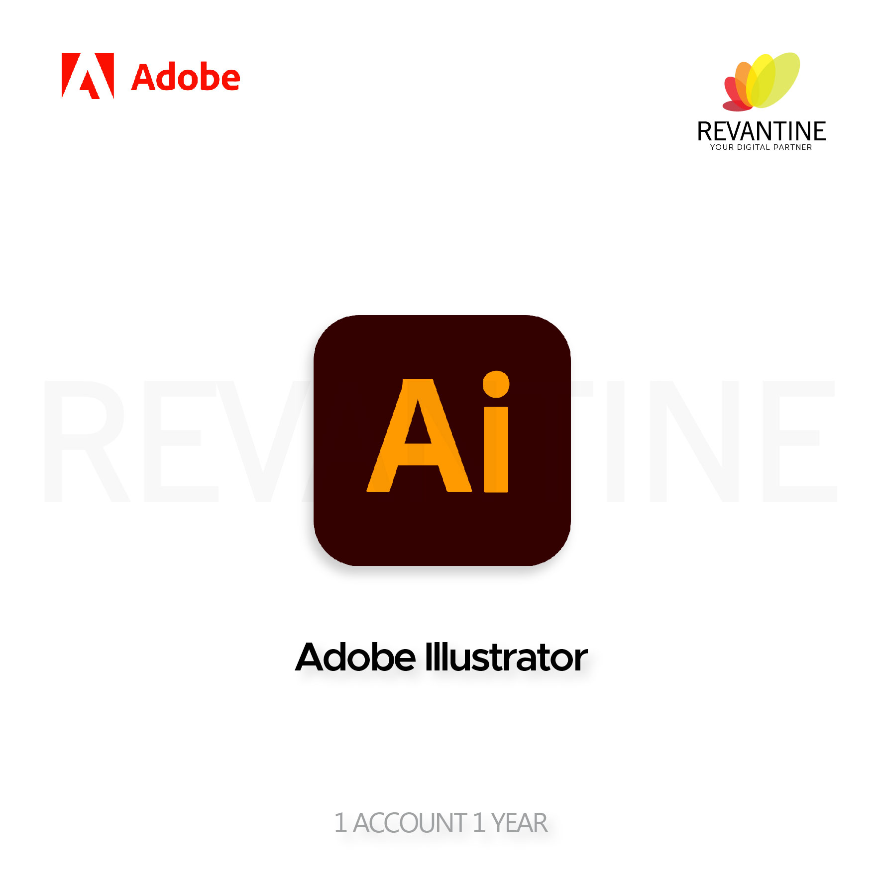 Adobe Illustrator Creative Cloud Original - Revantine Store
