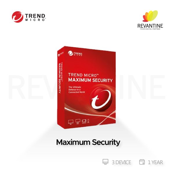 Trend Micro Maximum Security 3 PC 1 Tahun