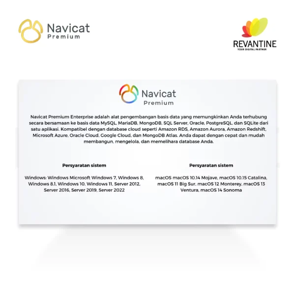 Persyaratan Navicat Premium Enterprise Edition