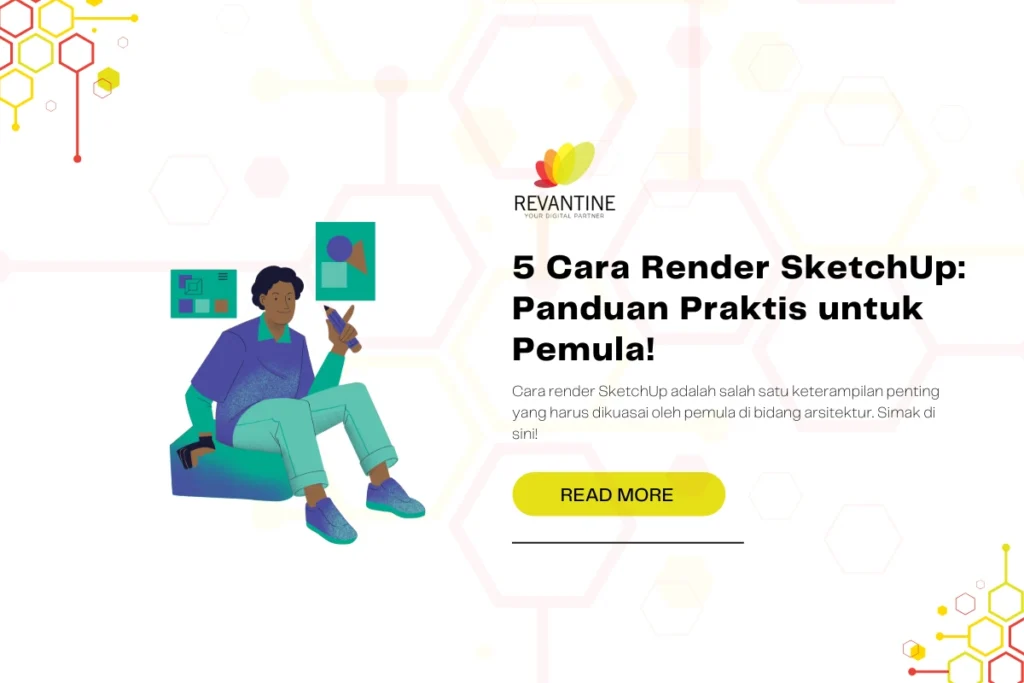 cara render sketchup