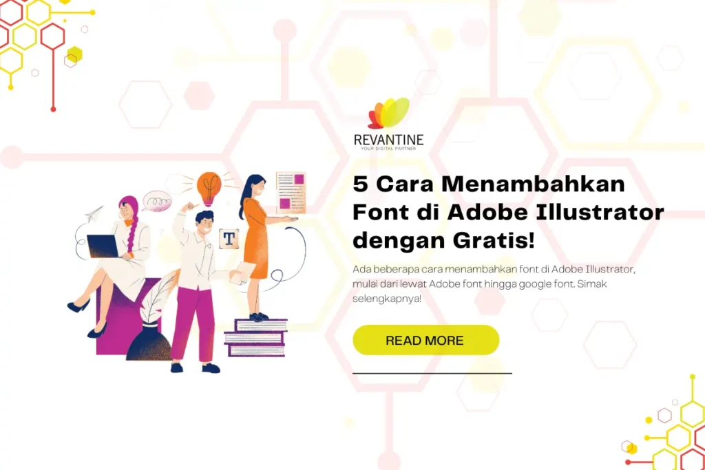 cara menambahkan font di adobe illustrator