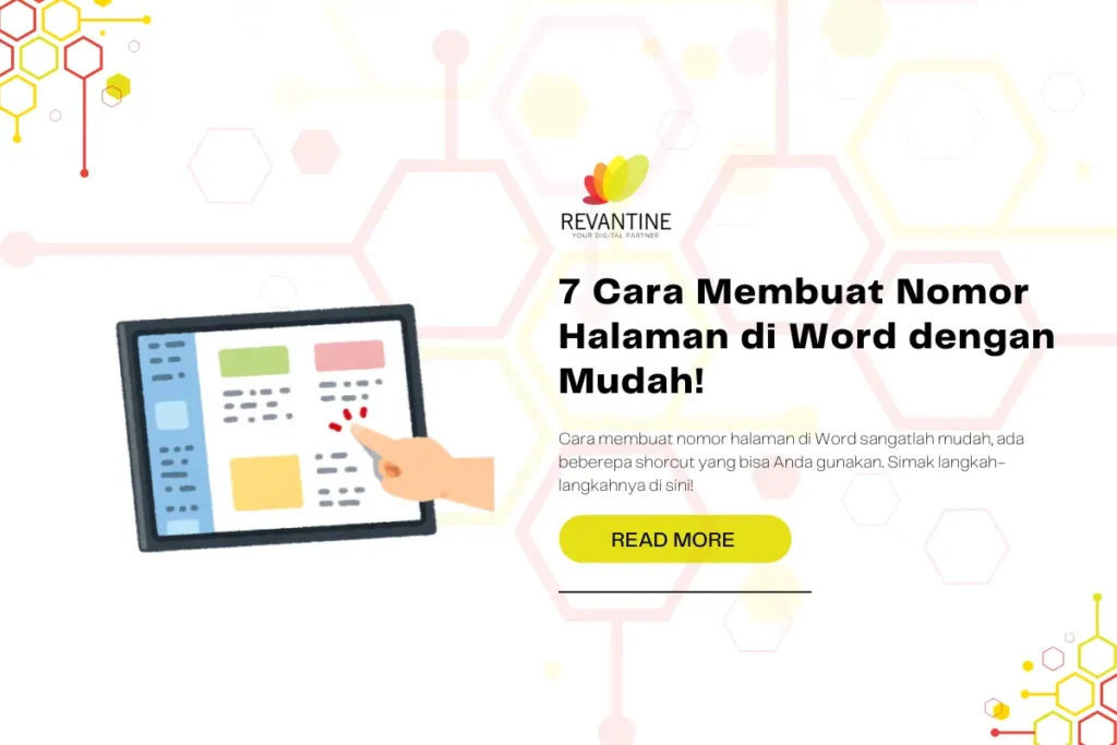 cara membuat nomor halaman di word