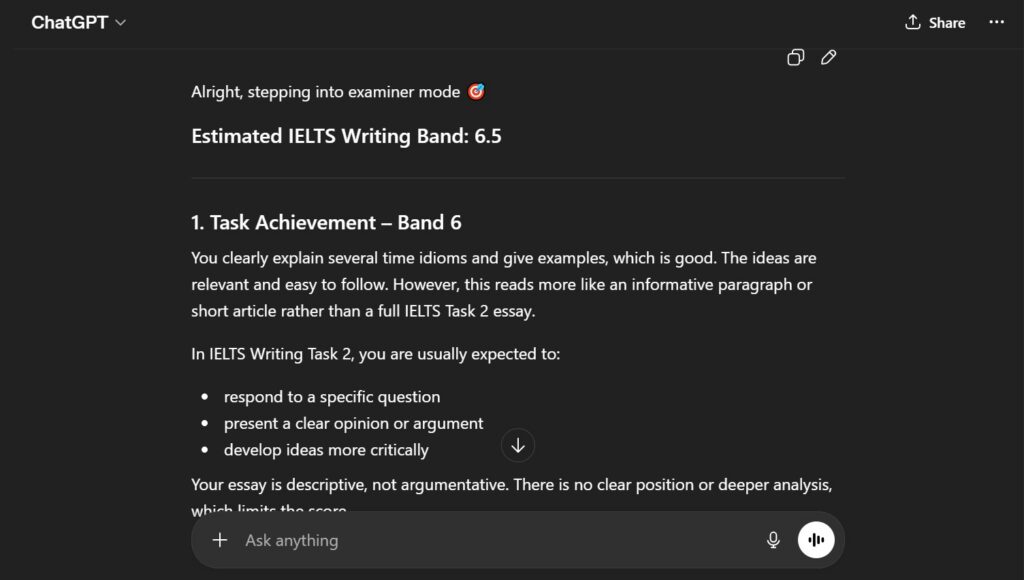 Prompt untuk Simulasi Ujian dan Latihan Writing