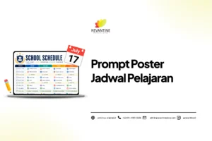 8 Prompt Poster Jadwal Pelajaran Aesthetic Siap Pakai