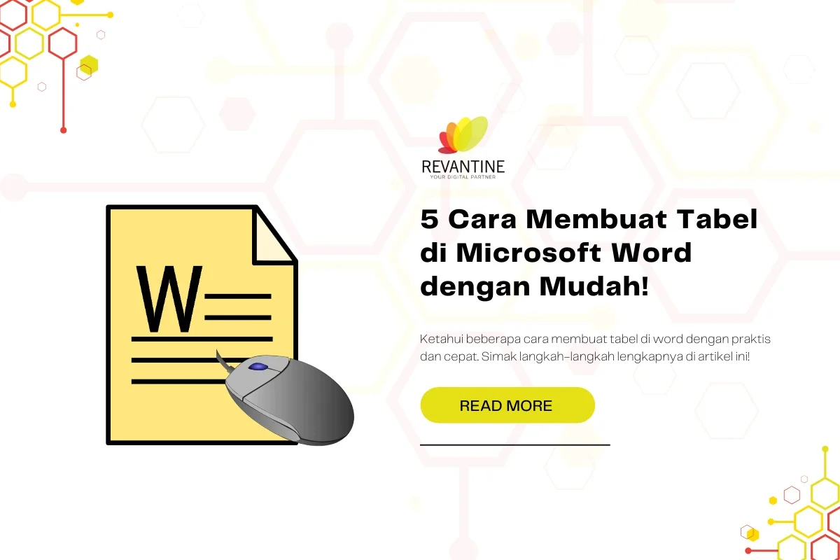 Cara membuat tabel di microsoft word