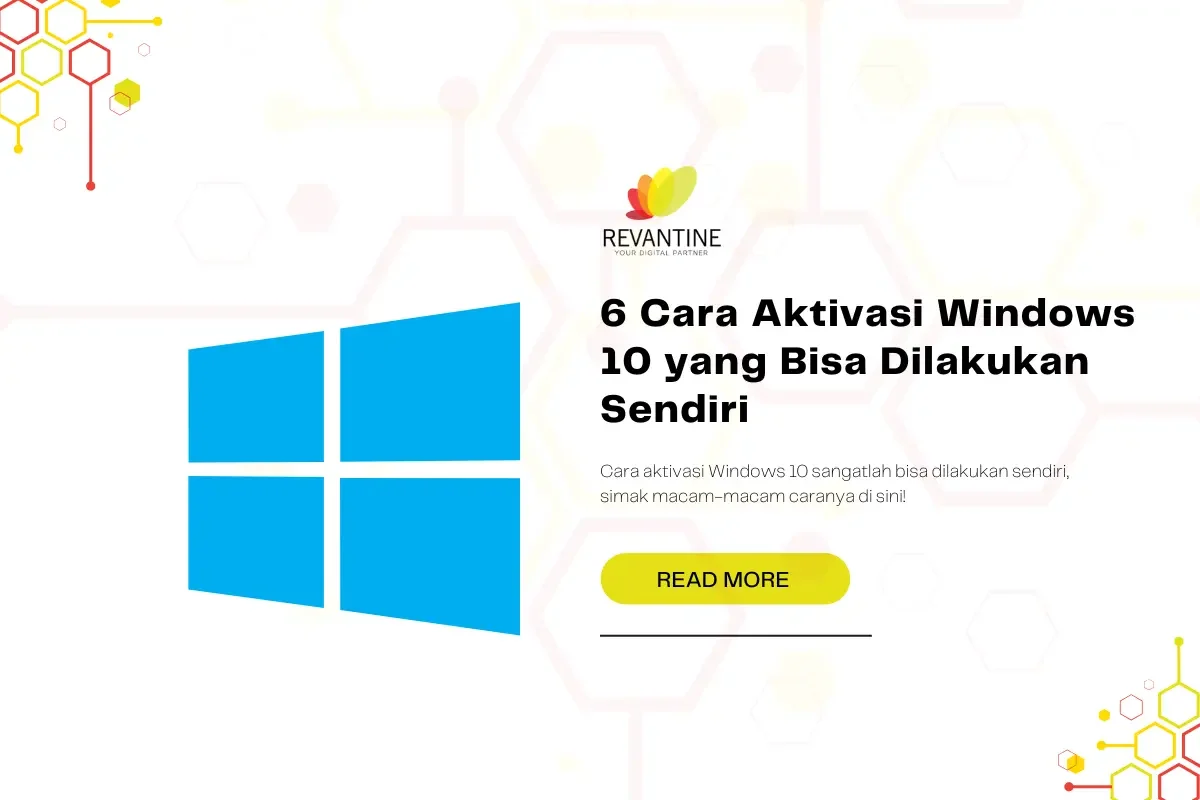 cara aktivasi windows 10